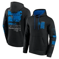 Men's Fanatics Black Orlando Magic Game Time Crossover Pullover Hoodie