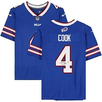 James Cook Buffalo Bills Autographed Nike Royal Limited Jersey