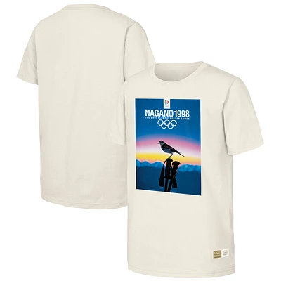 Men's Natural 1998 Nagano Games Olympic Heritage T-Shirt