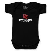Newborn & Infant Chad Jake Black Davidson Wildcats Logo Bodysuit