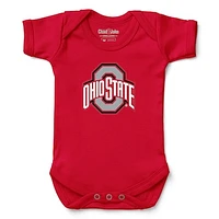 Newborn & Infant Chad Jake Scarlet Ohio State Buckeyes Logo Bodysuit