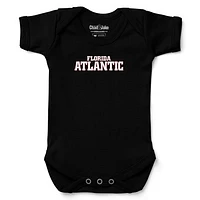 Newborn & Infant Chad Jake Black Florida Atlantic Owls Wordmark Logo Bodysuit