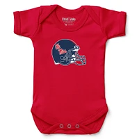 Newborn & Infant Chad Jake Ole Miss Rebels Helmet Logo Bodysuit