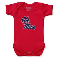 Newborn & Infant Chad Jake Red Ole Miss Rebels Logo Bodysuit