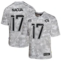 Youth Nike Puka Nacua Arctic Camo Los Angeles Rams 2024 Salute to Service Game Jersey