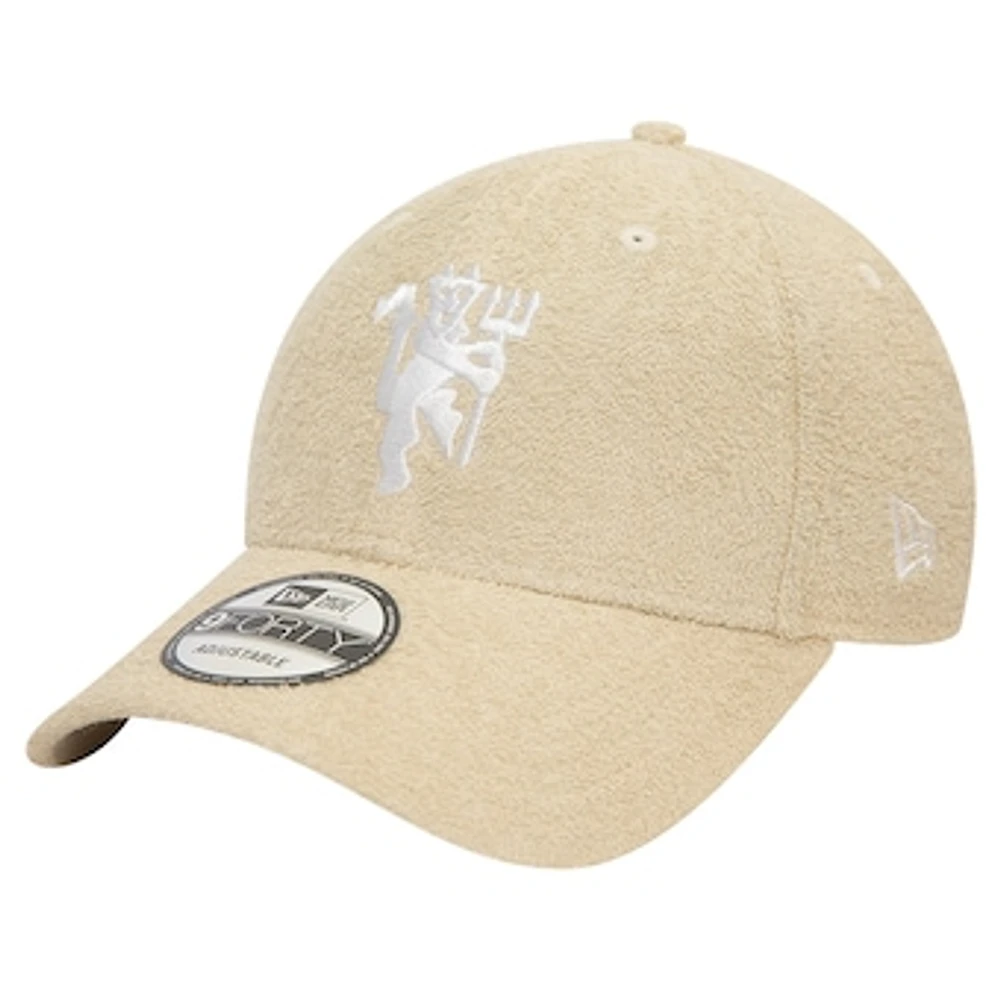 Men's New Era Tan Manchester United Terry 9FORTY Adjustable Hat