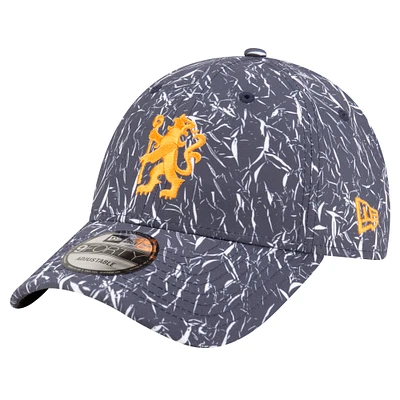 Men's New Era Navy Chelsea Crinkle 9FORTY Adjustable Hat