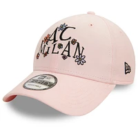 Men's New Era Pink AC Milan Needle Cord Doodle 9FORTY Adjustable Hat