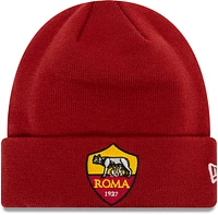 Men's New Era Red AS Roma Core Cuffed Knit Hat