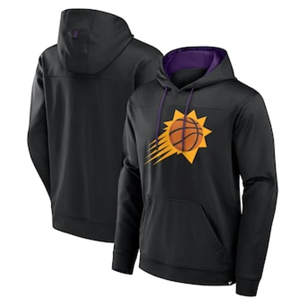 Men's Fanatics  Black Phoenix Suns Reserve Defender Pullover Hoodie