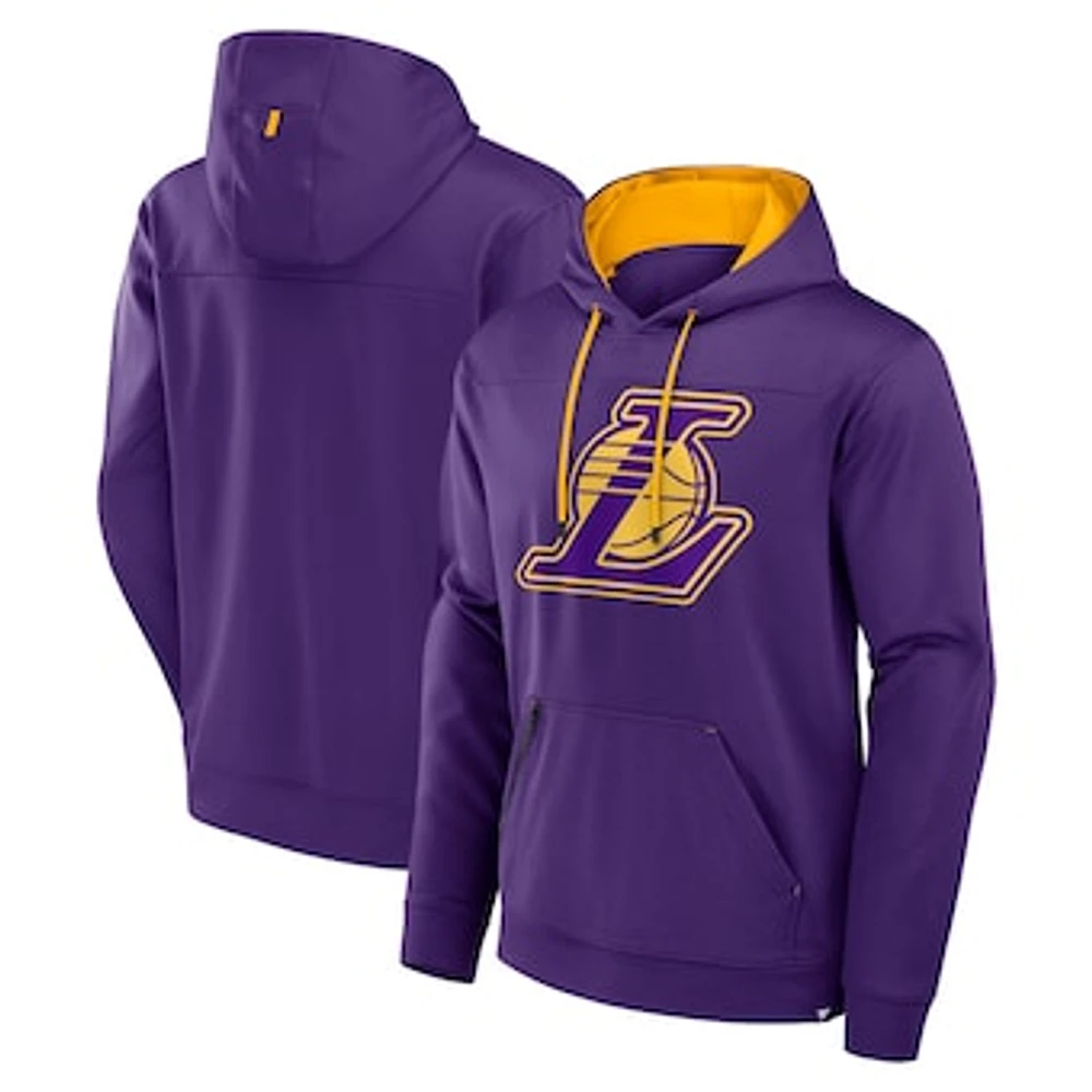 Men's Fanatics  Purple Los Angeles Lakers Reserve Defender Pullover Hoodie