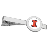 Silver Illinois Fighting Illini Tie Bar