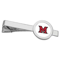 Silver Miami University RedHawks Tie Bar