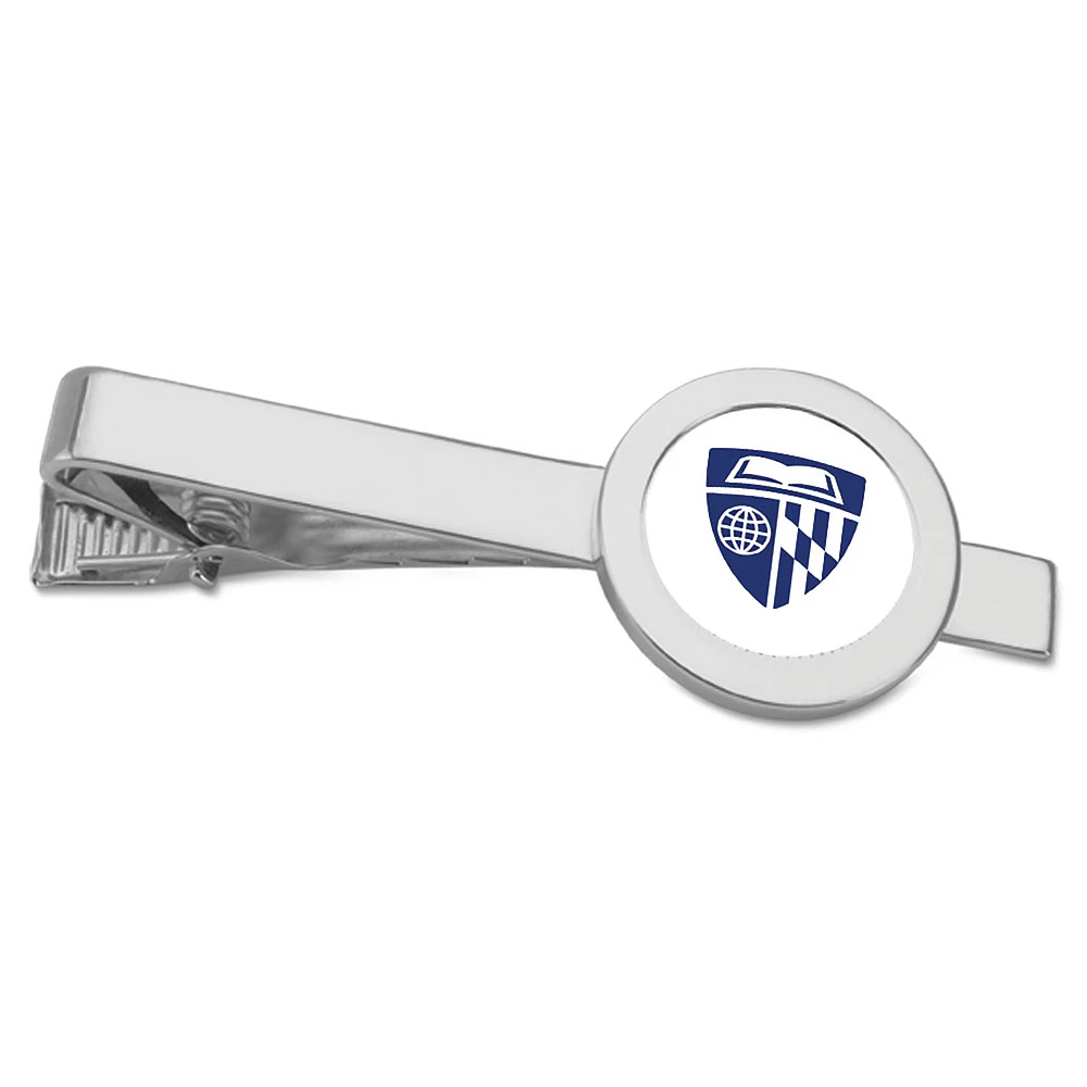 Silver Johns Hopkins Blue Jays Tie Bar