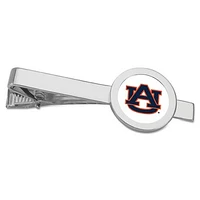 Silver Auburn Tigers Tie Bar