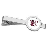 Silver Southern Illinois Salukis Tie Bar