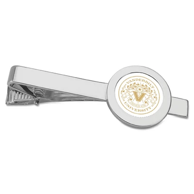 Silver Vanderbilt Commodores Tie Bar