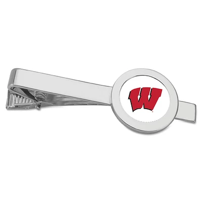 Silver Wisconsin Badgers Tie Bar