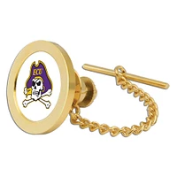 Gold ECU Pirates Tie Tack/Lapel Pin