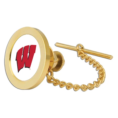 Gold Wisconsin Badgers Tie Tack/Lapel Pin