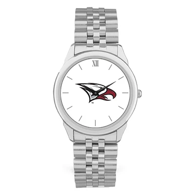 Men's Silver North Carolina Central Eagles Rolled Link Watch