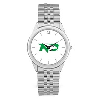 Men's Silver North Dakota Rolled Link Watch