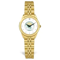 Women's Gold Norfolk State Spartans Rolled Link Watch