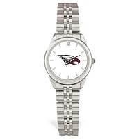 Women's Silver North Carolina Central Eagles Rolled Link Watch