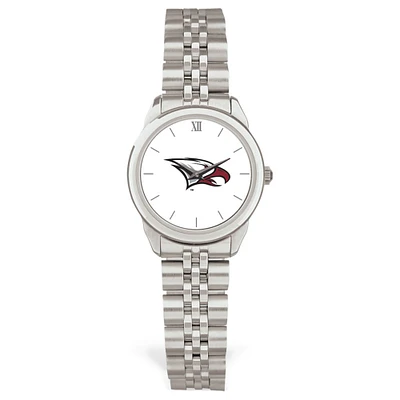 Women's Silver North Carolina Central Eagles Rolled Link Watch