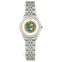 Women's Silver Xavier University of Louisiana Gold Rush Rolled Link Watch
