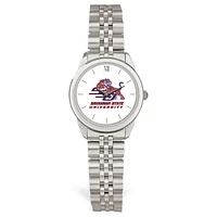 Women's Silver Savannah State Tigers Rolled Link Watch