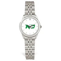 Women's Silver North Dakota Rolled Link Watch