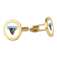 Gold Maine Black Bears Cufflinks