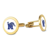 Gold Memphis Tigers Cufflinks