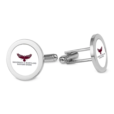 Silver Maryland Eastern Shore Hawks Cufflinks