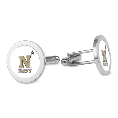 Silver Navy Midshipmen Cufflinks