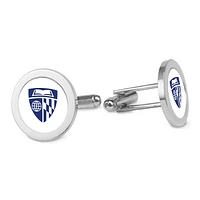 Silver Johns Hopkins Blue Jays Cufflinks