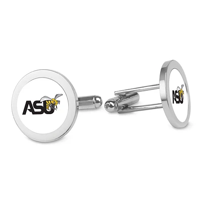 Silver Alabama State Hornets Cufflinks