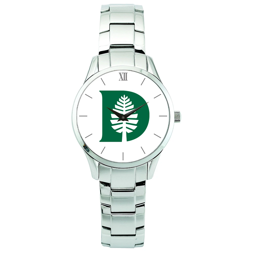 Men's Silver Dartmouth Big Green Stainless Steel Wristwatch