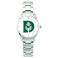 Men's Silver Dartmouth Big Green Stainless Steel Wristwatch