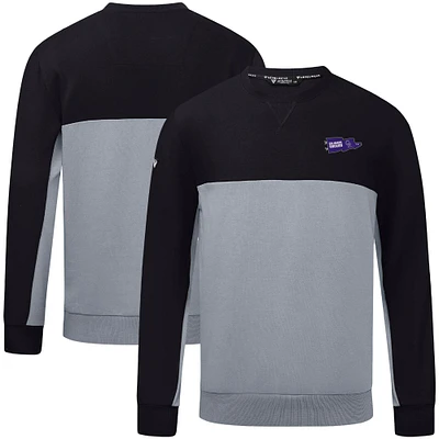 Men's Levelwear  Black Colorado Rockies Legacy Rafters Pullover Sweatshirt