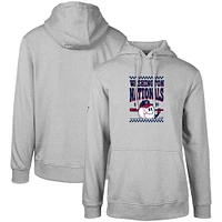 Men's Levelwear  Gray Washington Nationals Podium Inaugural Pullover Hoodie