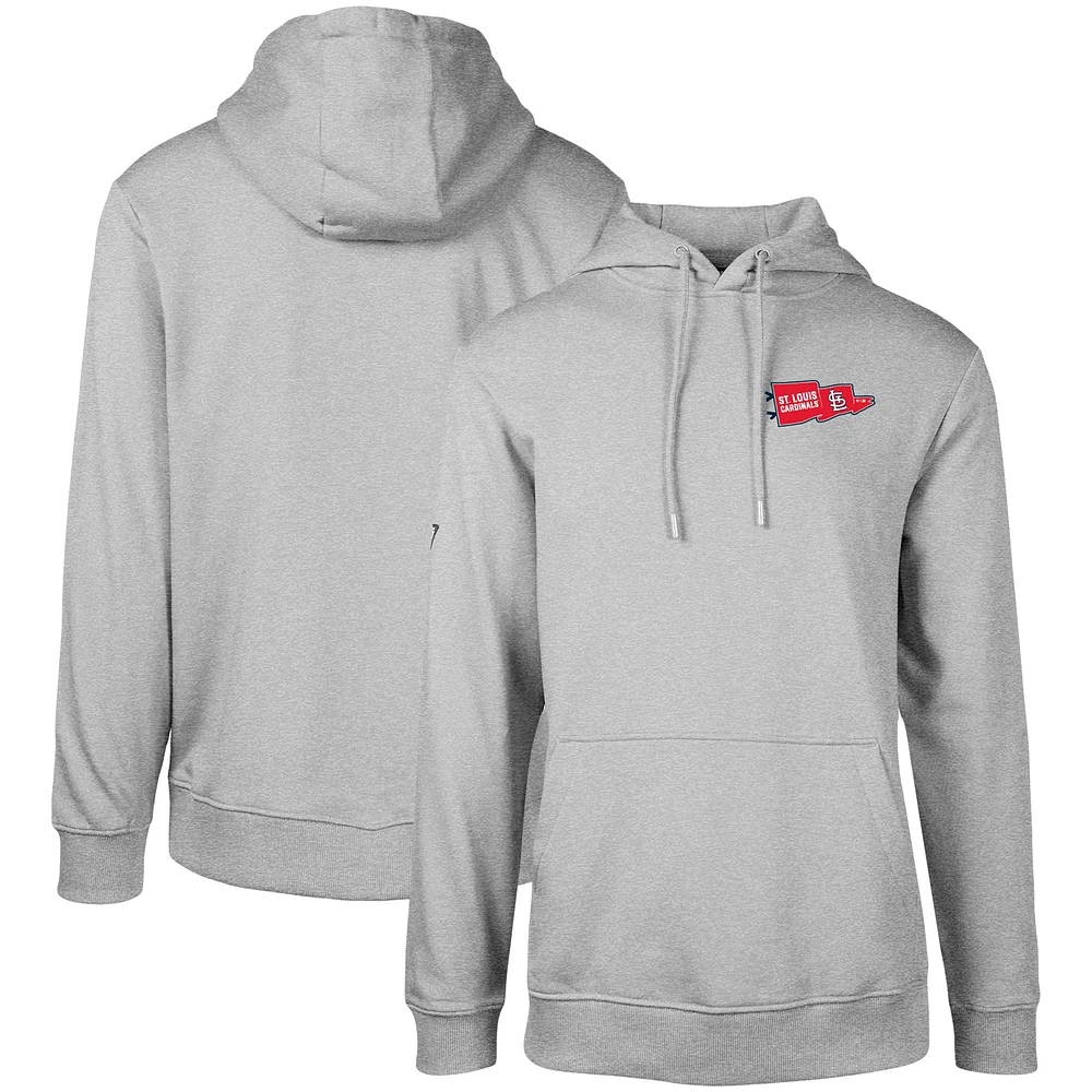 Men's Levelwear Gray St. Louis Cardinals Podium Rafters Pullover Hoodie