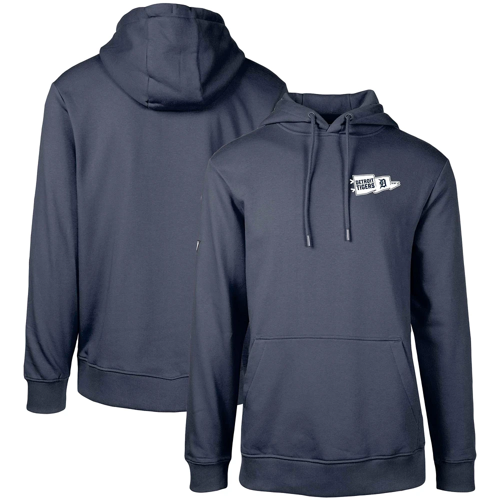 Men's Levelwear Navy Detroit Tigers Podium Rafters Pullover Hoodie