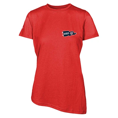 Women's Levelwear  Red Washington Nationals Birch Rafters T-Shirt