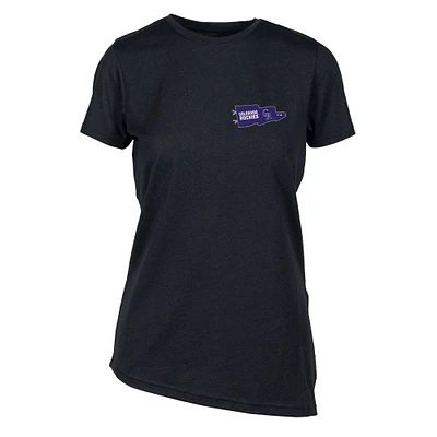 Women's Levelwear  Black Colorado Rockies Birch Rafters T-Shirt