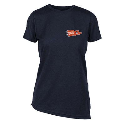 Women's Levelwear  Navy Houston Astros Birch Rafters T-Shirt