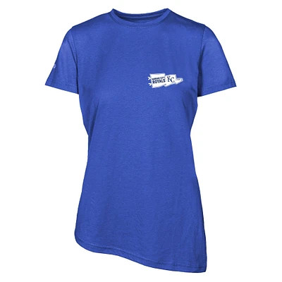Women's Levelwear  Royal Kansas City Royals Birch Rafters T-Shirt