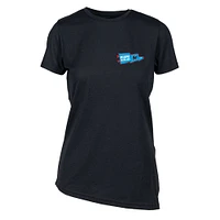 Women's Levelwear  Black Miami Marlins Birch Rafters T-Shirt