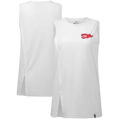 Women's Levelwear  White Chicago Cubs Influx Rafters Tank Top